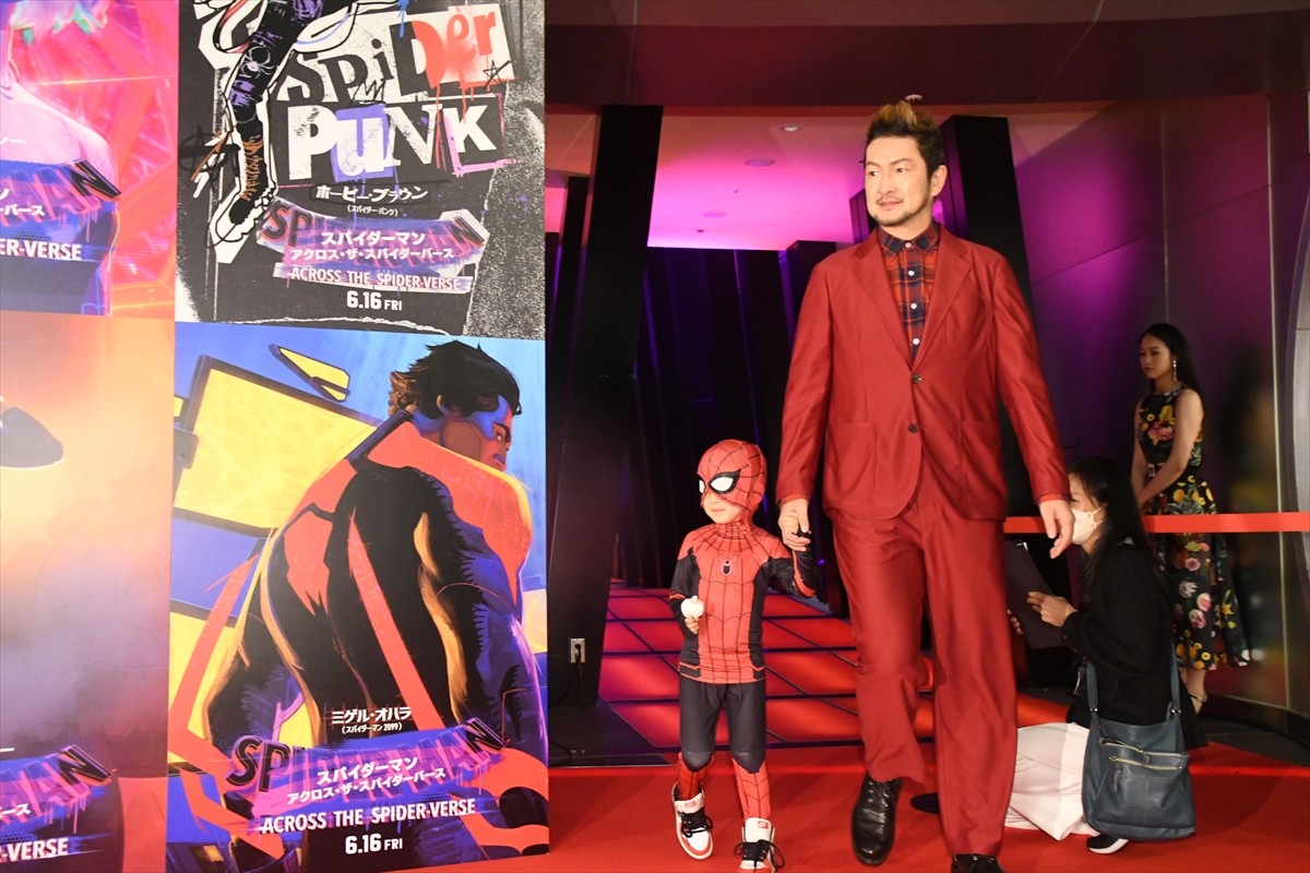 中村獅童、スパイダーマンのコスプレは今日限り!?　息子・陽喜くんの2代目襲名を宣言