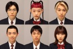 ドラマ『最高の教師　1年後、私は生徒に■された』より鳳来高校3年D組・生徒役の（上段左から）福崎那由他、詩羽、川本光貴（下段左から）阪本颯希、夏生大湖、田中美久（HKT48）