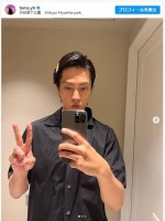 山下智久が投稿した自撮りショット ※「山下智久」インスタグラム