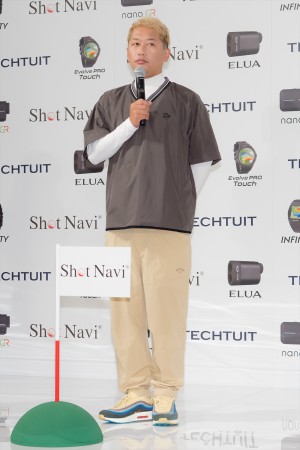 ライセンス・井本貴史、「ShotNavi新製品＆新CM」記者発表会に登場
