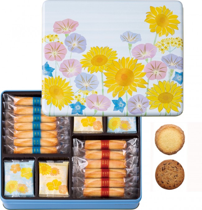 ヨックモック“夏限定クッキー缶”登場へ！　想いが伝わる花言葉を持つ夏の花々をデザイン