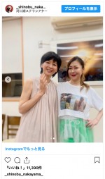 （写真左から）中山忍、中山美穂　※「中山忍」インスタグラム