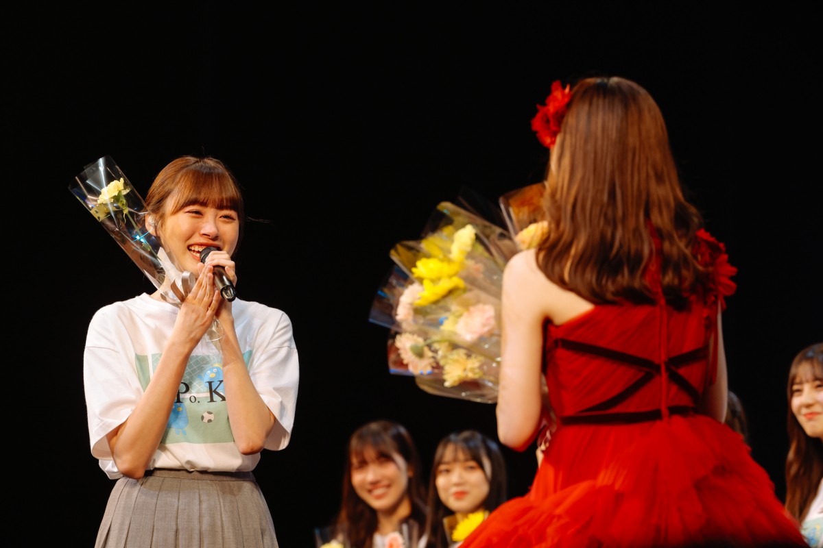 日向坂46・影山優佳「一期生でいられて幸せだった」　卒業セレモニーで大粒の涙