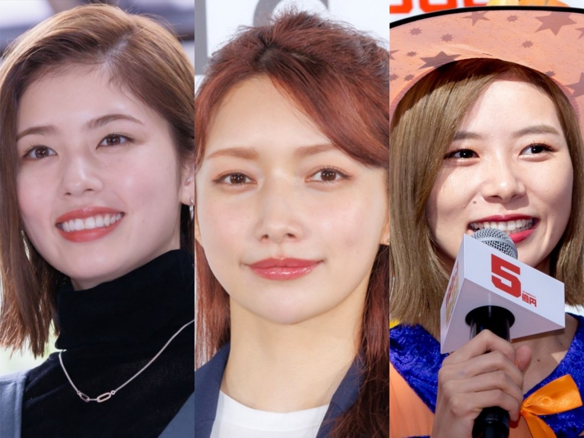 (左から)小芝風花、後藤真希、朝日奈央