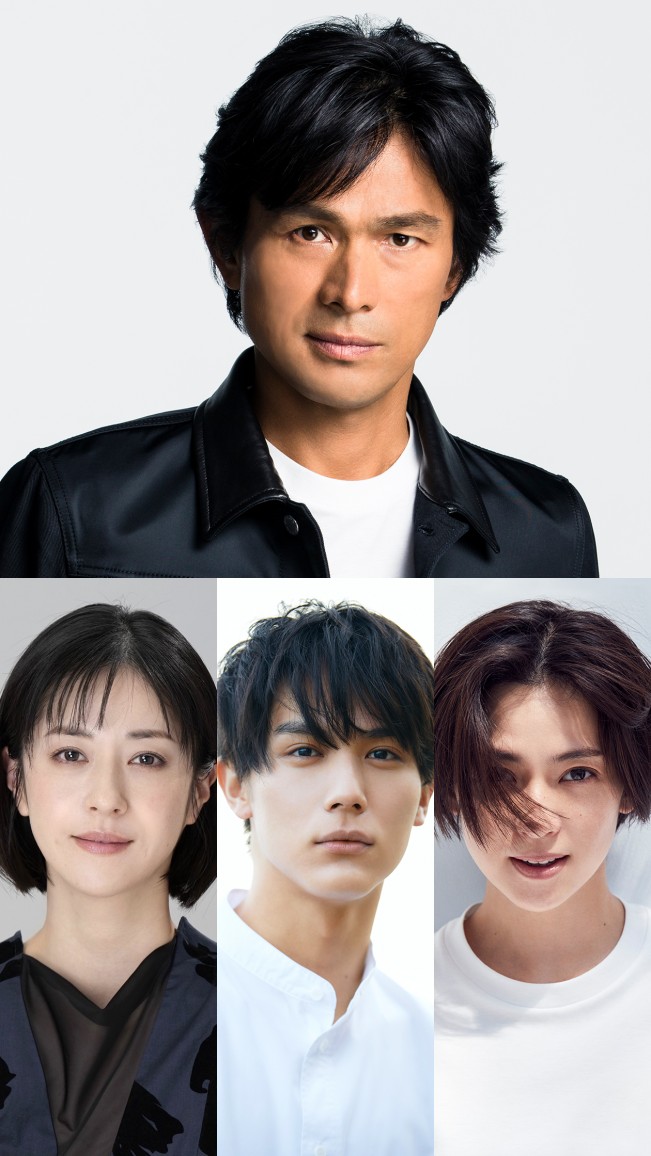 ドラマ『ONE DAY～聖夜のから騒ぎ～』に出演する（上段）江口洋介、（下段左から）松本若菜、中川大志、中村アン