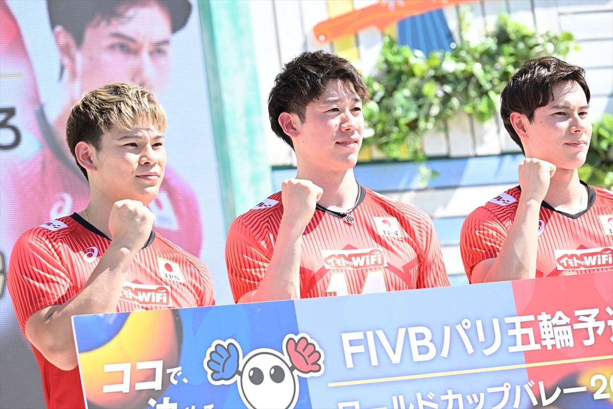 バレー日本代表キャプテン石川祐希、パリ五輪予選に意気込み「絶対にオリンピックの切符を取ります」