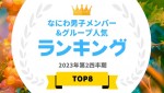 「なにわ男子メンバー」タレントパワーランキング
