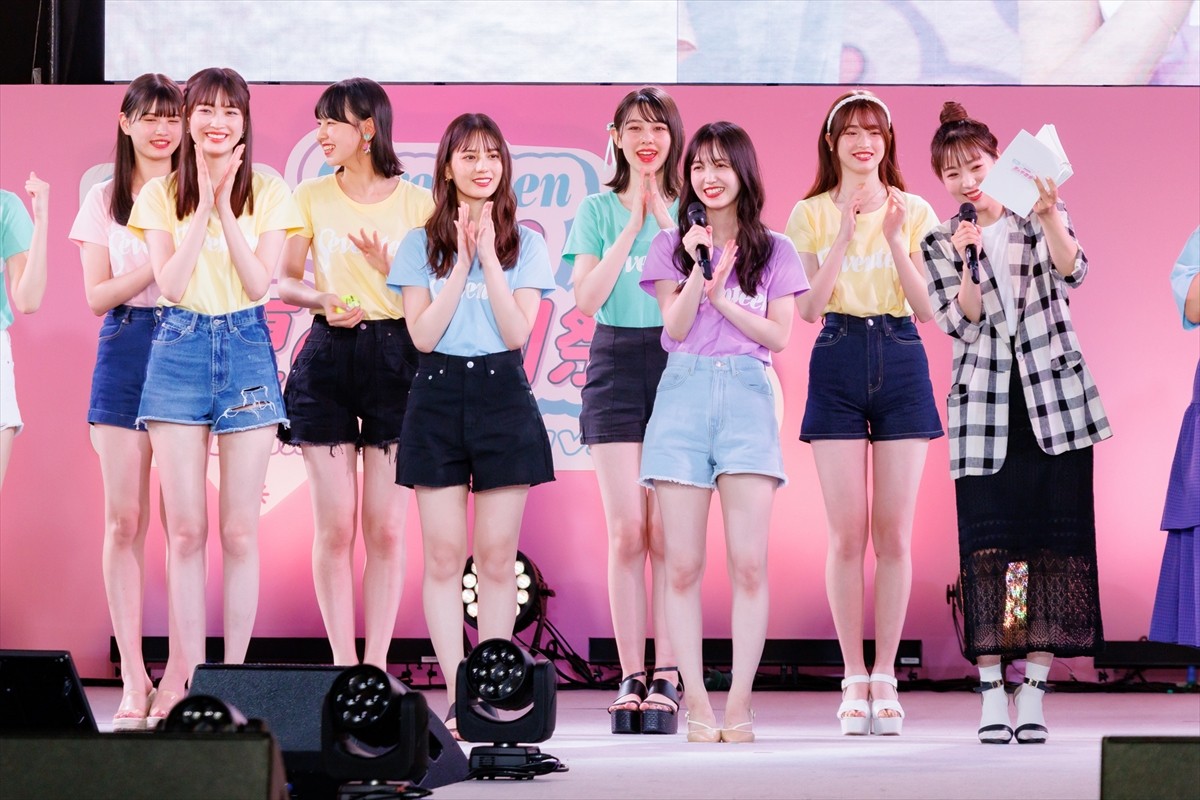 乃木坂46・久保史緒里＆日向坂46・小坂菜緒がランウェイに登場「最高の夏の思い出を作りたい」