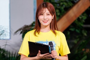 堤礼実アナウンサー、ドラマ『うちの弁護士は手がかかる』公開制作発表で司会を担当