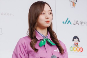 乃木坂46・梅澤美波、JAグループ「国消国産」プロモーション・新CM記者発表会に登場