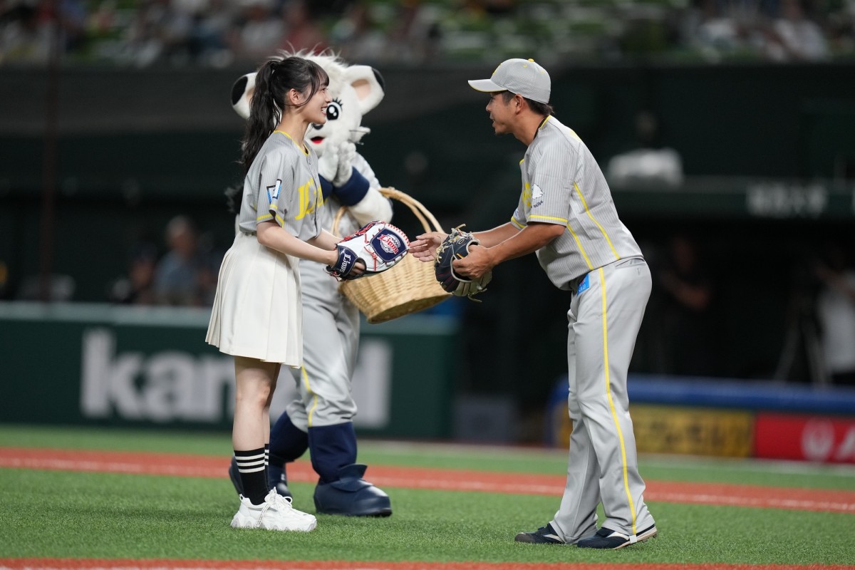 乃木坂46・向井葉月、セレモニアルピッチに登板「いざ本番では頭が真っ白に」