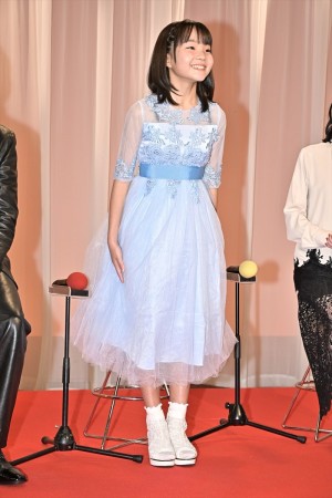 澤井梨丘、連続テレビ小説『ブギウギ』完成試写会・会見に登場