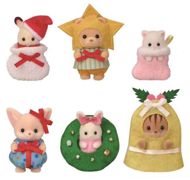 写真)シルバニア、赤ちゃんの「クリスマスセット」発売決定 写真)シルバニア、赤ちゃんの「クリスマスセット」発売決定