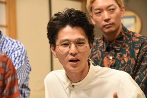 モグライダー・芝大輔、『ジョンソン』囲み取材に登場