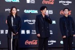（左から）「第36回東京国際映画祭」オープニングレッドカーペットに登場した新垣結衣、稲垣吾郎、磯村勇斗