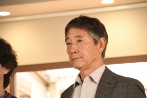 ドラマ『コタツがない家』制作発表会見に出席した小林薫