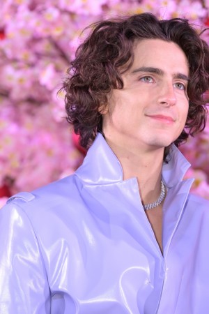 映画『ウォンカとチョコレート工場のはじまり』チョコレート・カーペット・イベントに登壇したティモシー・シャラメ