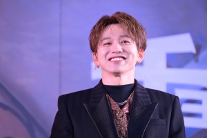 映画『ウォンカとチョコレート工場のはじまり』チョコレート・カーペット・イベントに登壇した日本語吹き替えキャストの花村想太（Da-iCE）