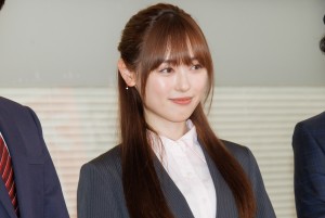 特集ドラマ『正直不動産スペシャル』・ドラマ『正直不動産2』取材会に出席した福原遥