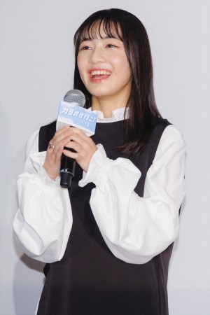 八木美樹、映画『カラオケ行こ！』完成披露試写会に登場