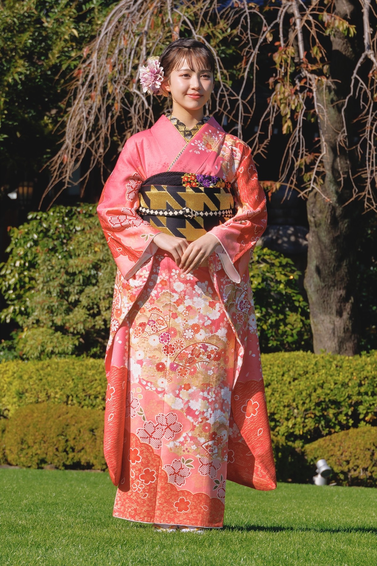 オスカー女優11人が晴れ着姿を披露　本田望結は一人暮らしの寂しさ吐露