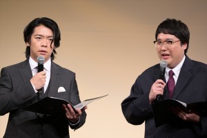 「M-1グランプリ2023」決勝進出者発表会見で司会を務めたマヂカルラブリー