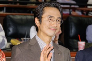 ドラマ『おっさんずラブ‐リターンズ‐』出演者舞台あいさつイベントに登壇した眞島秀和