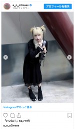 あのちゃん、金髪映えるゴスロリ風オフショットを公開　※「あの」インスタグラム