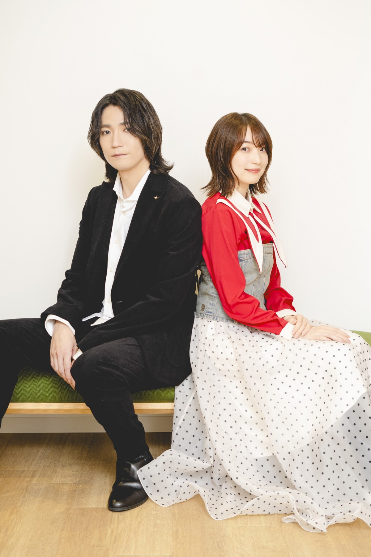 『俺だけレベルアップな件』坂泰斗＆上田麗奈　撮影実施日：2023年12月10日