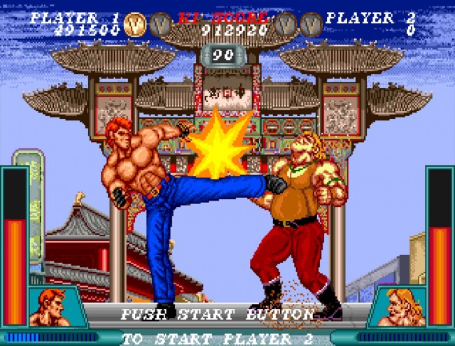 『アーケードアーカイブス ソリタリーファイター』スクリーンショット