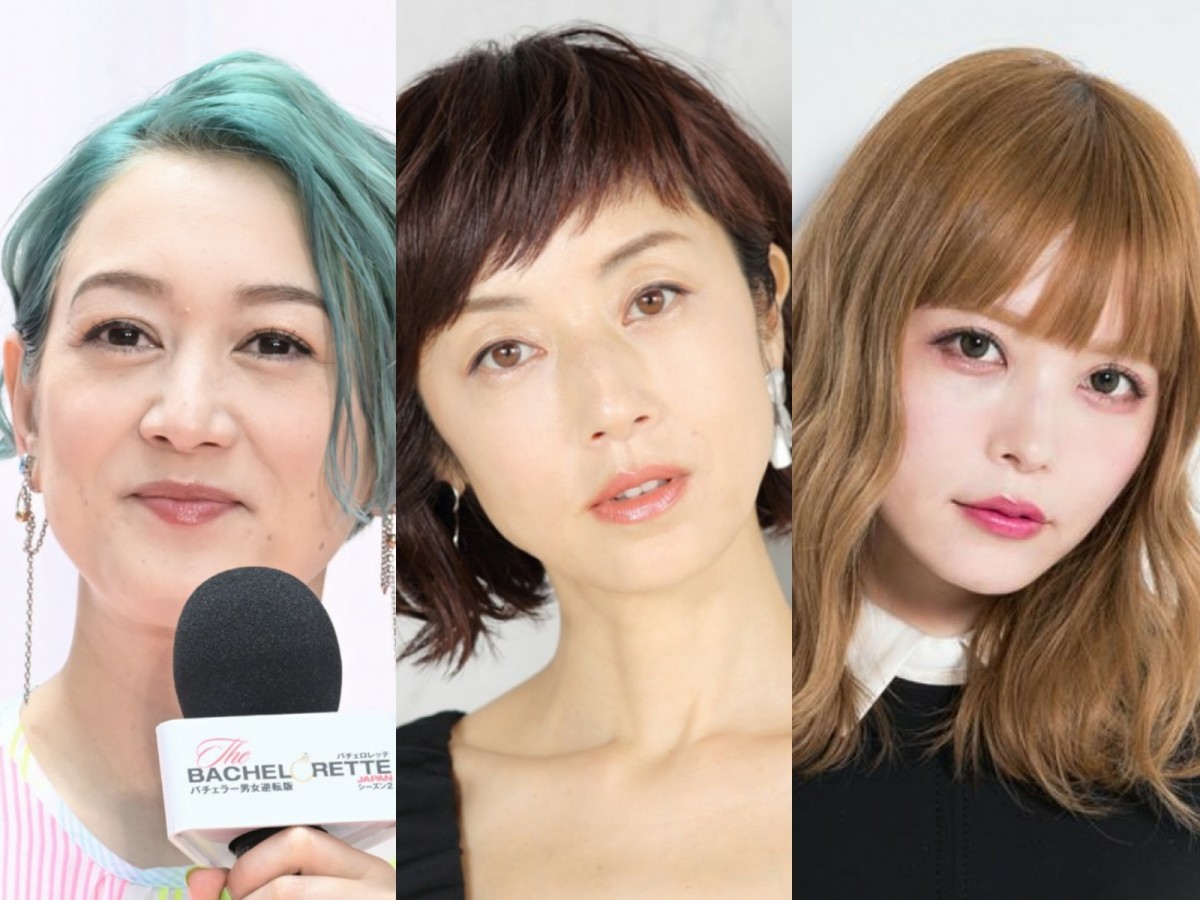 (左から)SHELLY、高岡早紀、益若つばさ
