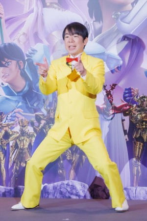 ダンディ坂野、『聖闘士星矢：Knights of the Zodiac バトル・サンクチュアリ』配信記念イベントに登場