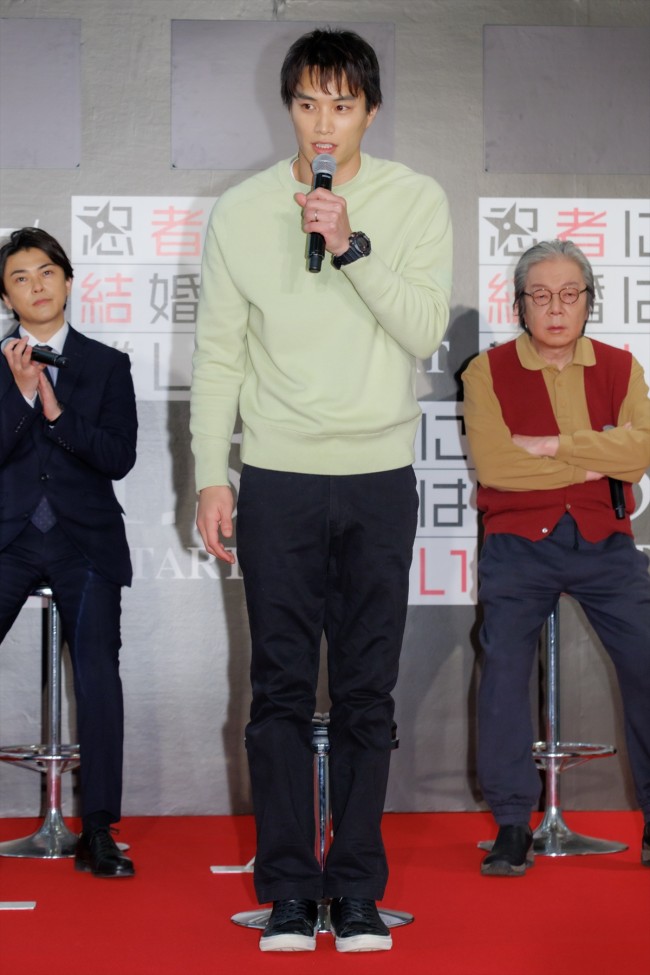 木曜劇場『忍者に結婚は難しい』制作発表会見　20230105実施