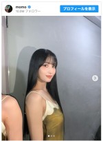 インスタフォロワー日本一となったTWICE・MOMO　※「TWICE・MOMO」インスタグラム