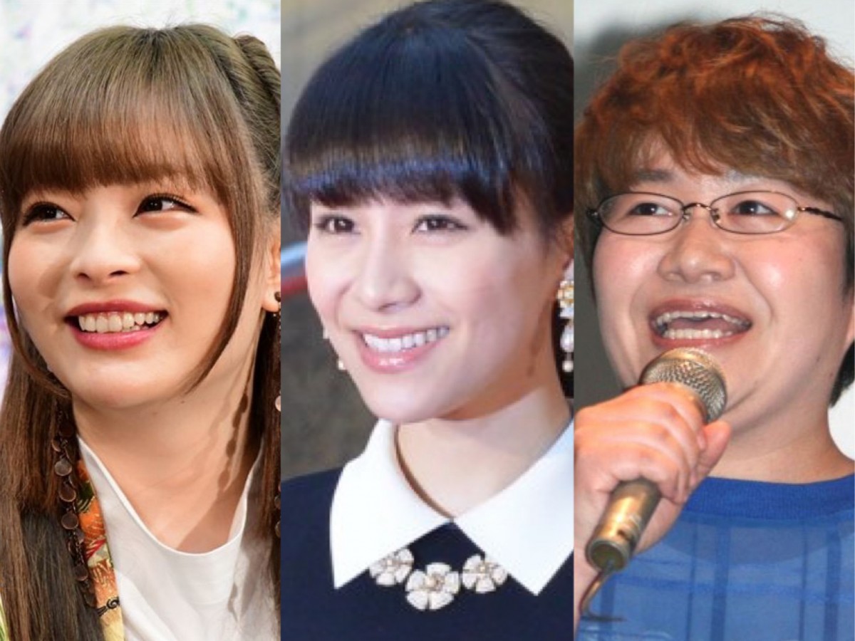 (左から)きゃりーぱみゅぱみゅ、西脇綾香、近藤春菜
