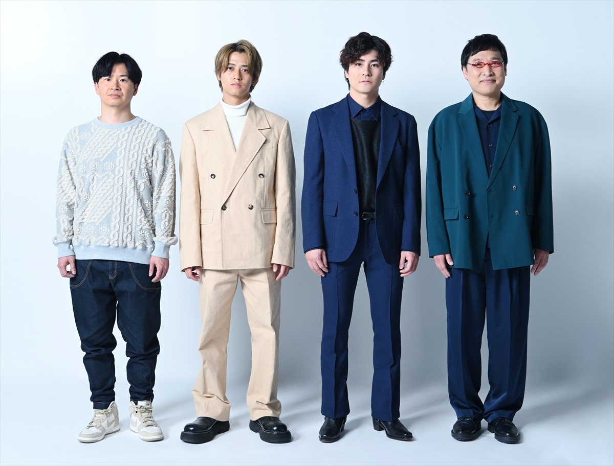 (左から)オードリー・若林正恭、King & Prince・高橋海人、SixTONES・森本慎太郎、南海キャンディーズ・山里亮太