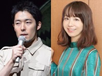 （左から）中田敦彦、福田萌