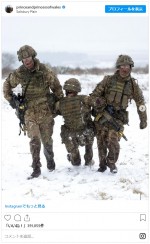 名誉大佐のキャサリン妃、アイルランド近衛連隊アイリッシュ・ガーズの訓練に参加　※「プリンス＆プリンセス・オブ・ウェールズ」インスタグラム