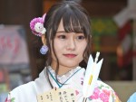 「マウントケープ」に所属する山崎怜奈（2018年撮影）