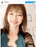 青田典子、髪を明るい色にしてイメチェン　※「青田典子」インスタグラム