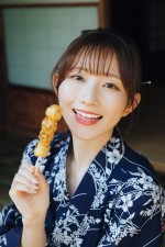 【写真】『ラブライブ！』声優・青山なぎさ、レトロな浴衣ショットを披露