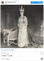 1911年のジョージ5世の戴冠式でメアリー王妃が身に着けた王冠　※「Royal Collection Trust」インスタグラム