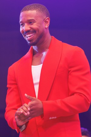 マイケル・B・ジョーダン、映画『クリード 過去の逆襲』ジャパンプレミア レッドカーペットイベントに登場