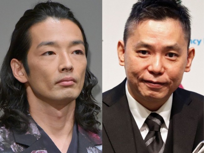 (左から)森山未來、太田光