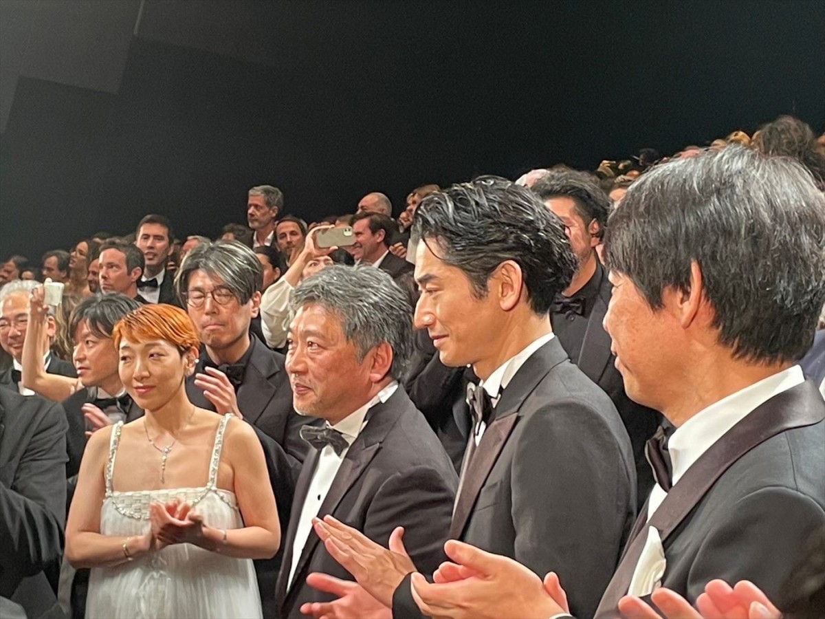 安藤サクラ「地響きのような拍手で圧倒されました」　是枝裕和監督作『怪物』、カンヌ上映で9分半に及ぶ拍手と歓声