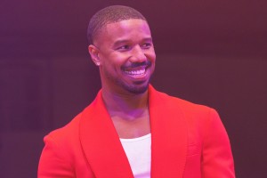 マイケル・B・ジョーダン、映画『クリード 過去の逆襲』ジャパンプレミア レッドカーペットイベントに登場