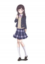 テレビアニメ『経験済みなキミと、経験ゼロなオレが、お付き合いする話。』キャラクタービジュアル：黒瀬海愛（CV：古賀葵）