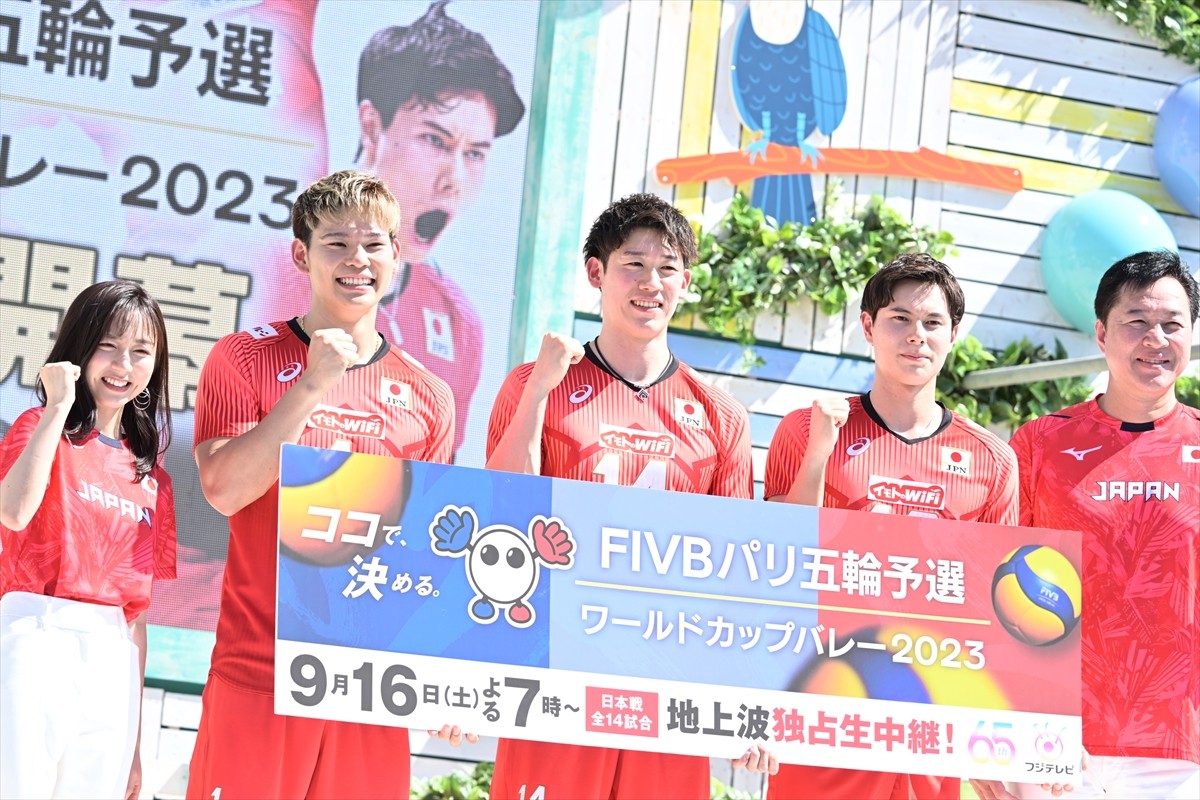 バレー日本代表キャプテン石川祐希、パリ五輪予選に意気込み「絶対にオリンピックの切符を取ります」