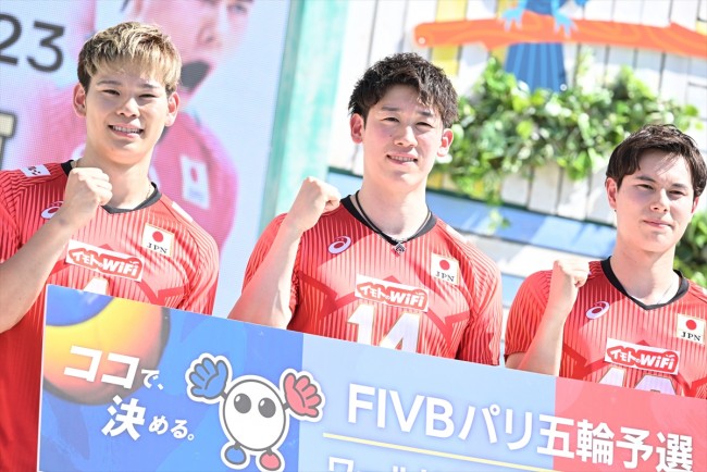 『FIVB パリ五輪予選／ワールドカップバレー2023』開幕50日前イベントの様子