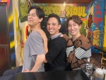 7月10日放送の『グータンヌーボ2スペシャル』より（左から）成田凌、満島真之介、渡辺翔太